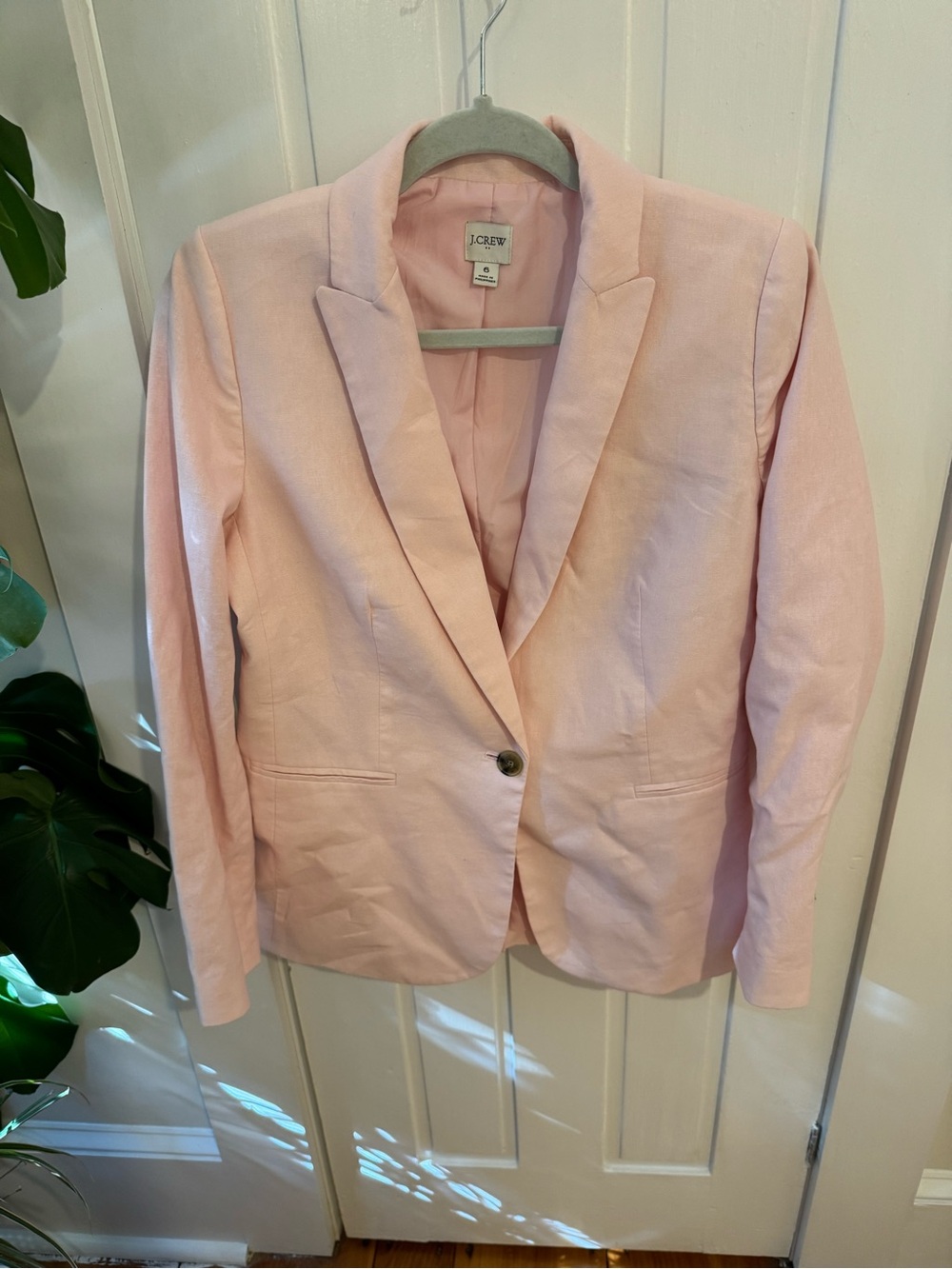 JCREW linen blazer